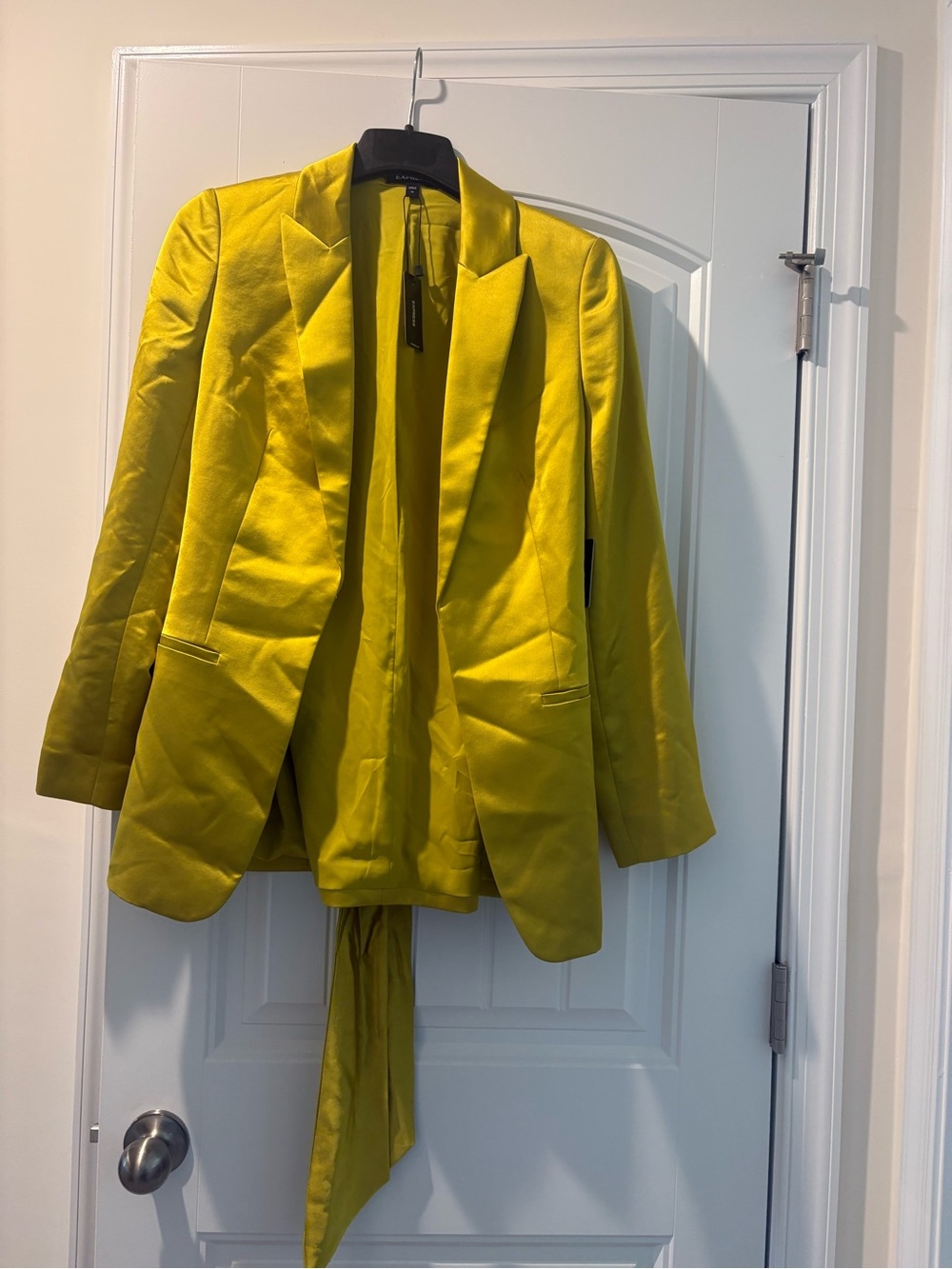 Express Yellow Tailored Blazer Jacket
